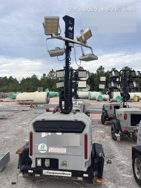 2019 Wacker Neuson LTV6K-LED LTV6K Light Tower, LED 300W, Telematics EQ SH Kubota