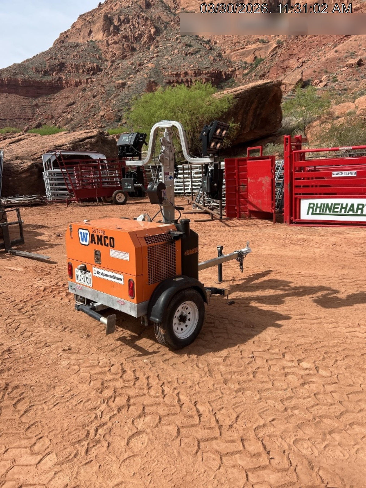 2024 Wanco WLTT-4MM4K Diesel, Deep Sea Controller, Shore Power Plug, Auto Start, (4) 350W LED Floodlights, 4kW Generator, 60 Gal Fuel Tank, 2" Ball, T3
