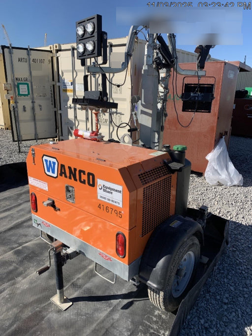 2024 Wanco WLTT-4MM4K Diesel, Deep Sea Controller, Shore Power Plug, Auto Start, (4) 350W LED Floodlights, 4kW Generator, 60 Gal Fuel Tank, 2" Ball, T3