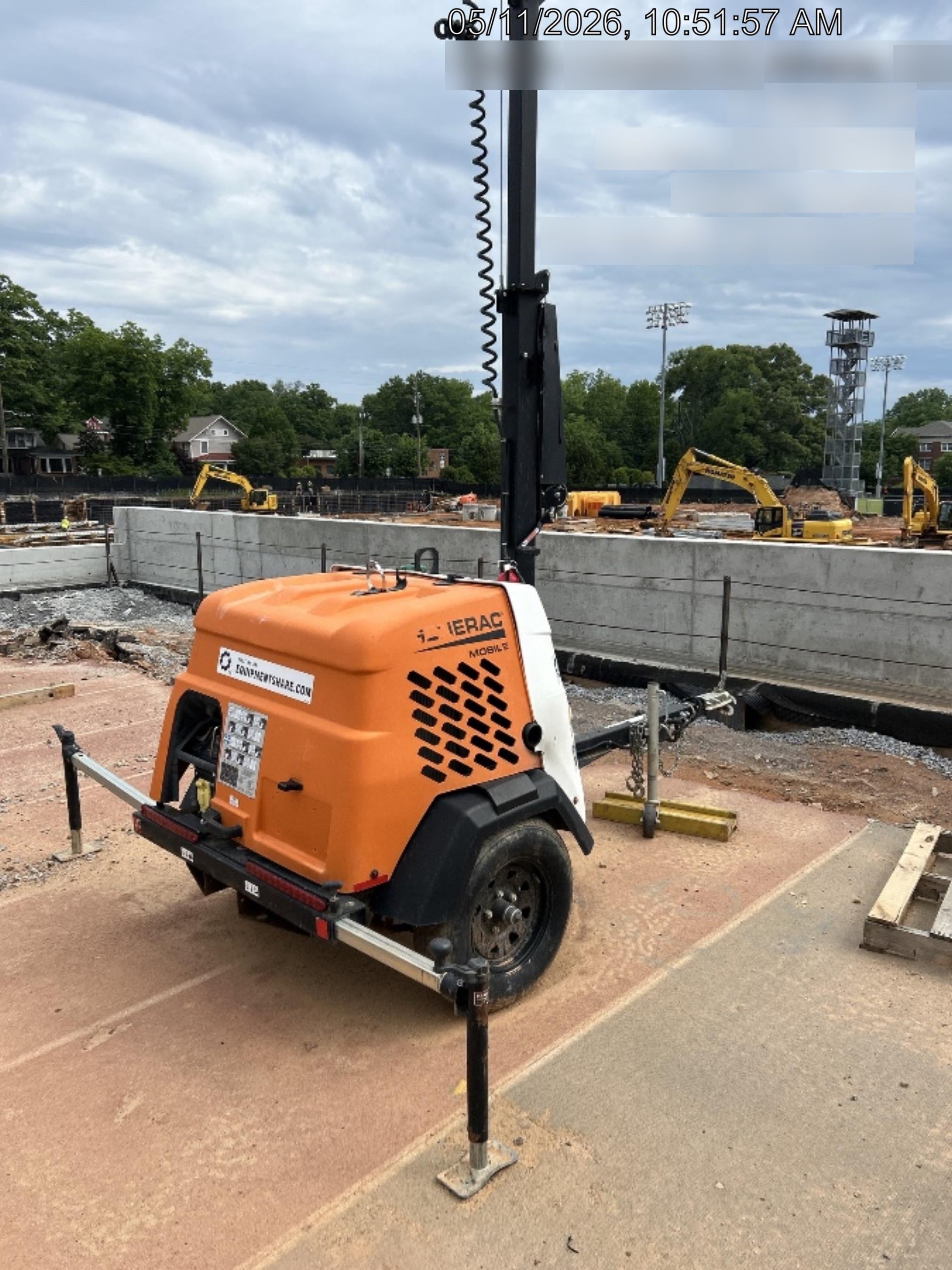 2023 Generac MLT2 Diesel, Flex Switch 120V Input, Powerzone Controller, (4) 320W LED Lights, 4kW Generator, 39.9 Gal Fuel Tank, 2" Ball, T3