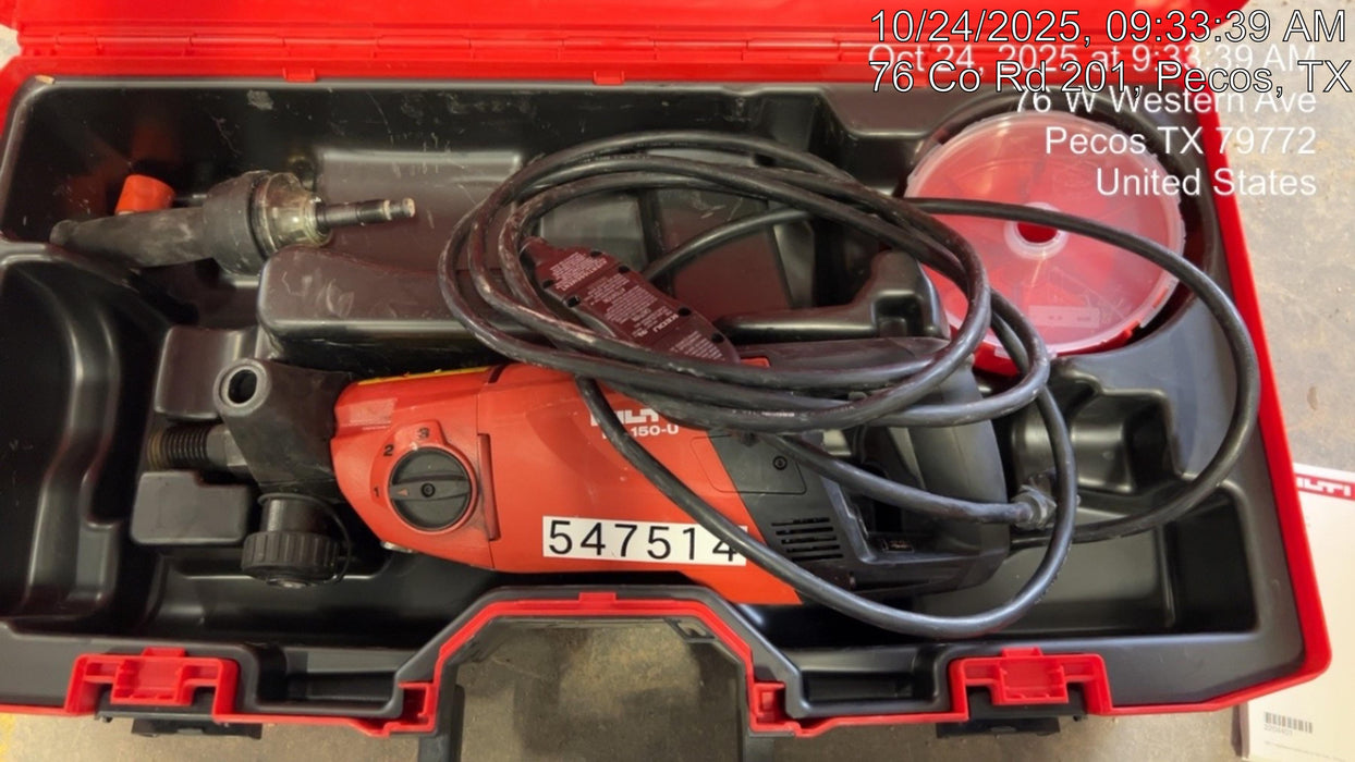 2025 HILTI DD 150-U
