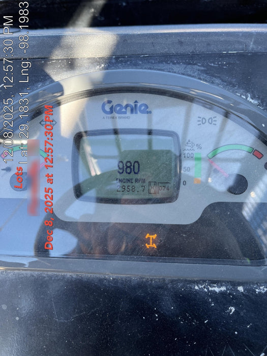 2018 Genie GTH-636 Genie GTH-636 w/Open ROPS, Solid Tires, Work Light/Beacon, 48" Carriage and Forks