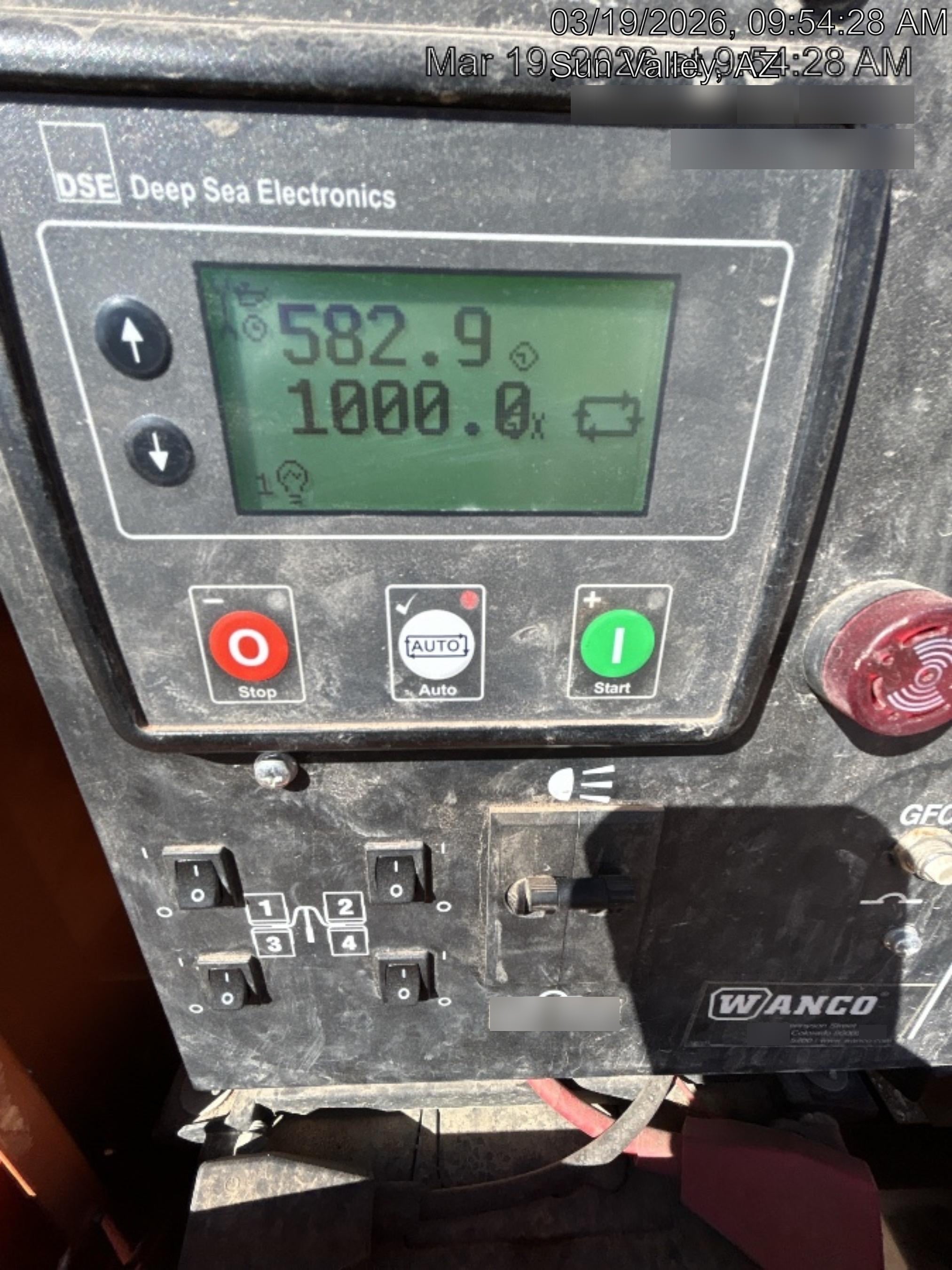 2024 Wanco WLTT-4MM4K Diesel, Deep Sea Controller, Shore Power Plug, Auto Start, (4) 350W LED Floodlights, 4kW Generator, 60 Gal Fuel Tank, 2" Ball, T3
