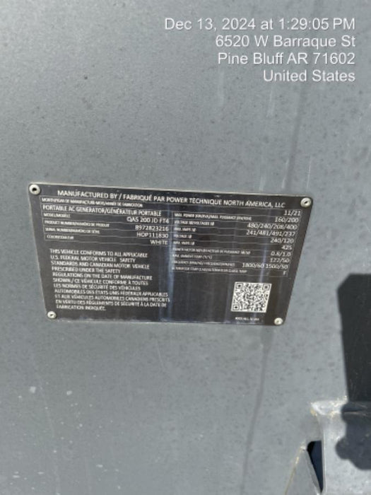 2021 ATLAS COPCO QAS200