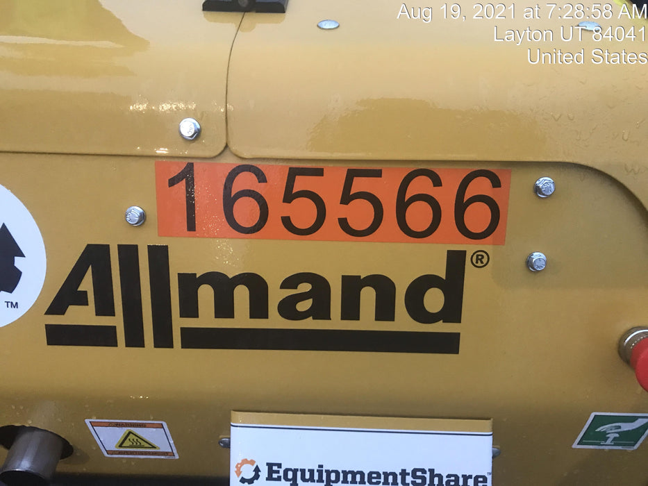 2021 Allmand NLV3GR (4) LED Light Fixture 350W, 23' Vertical Mast, 3kW Prime, Towable, Deep Sea L401, Leveling Jacks, Yanmar T4F 5.8hp