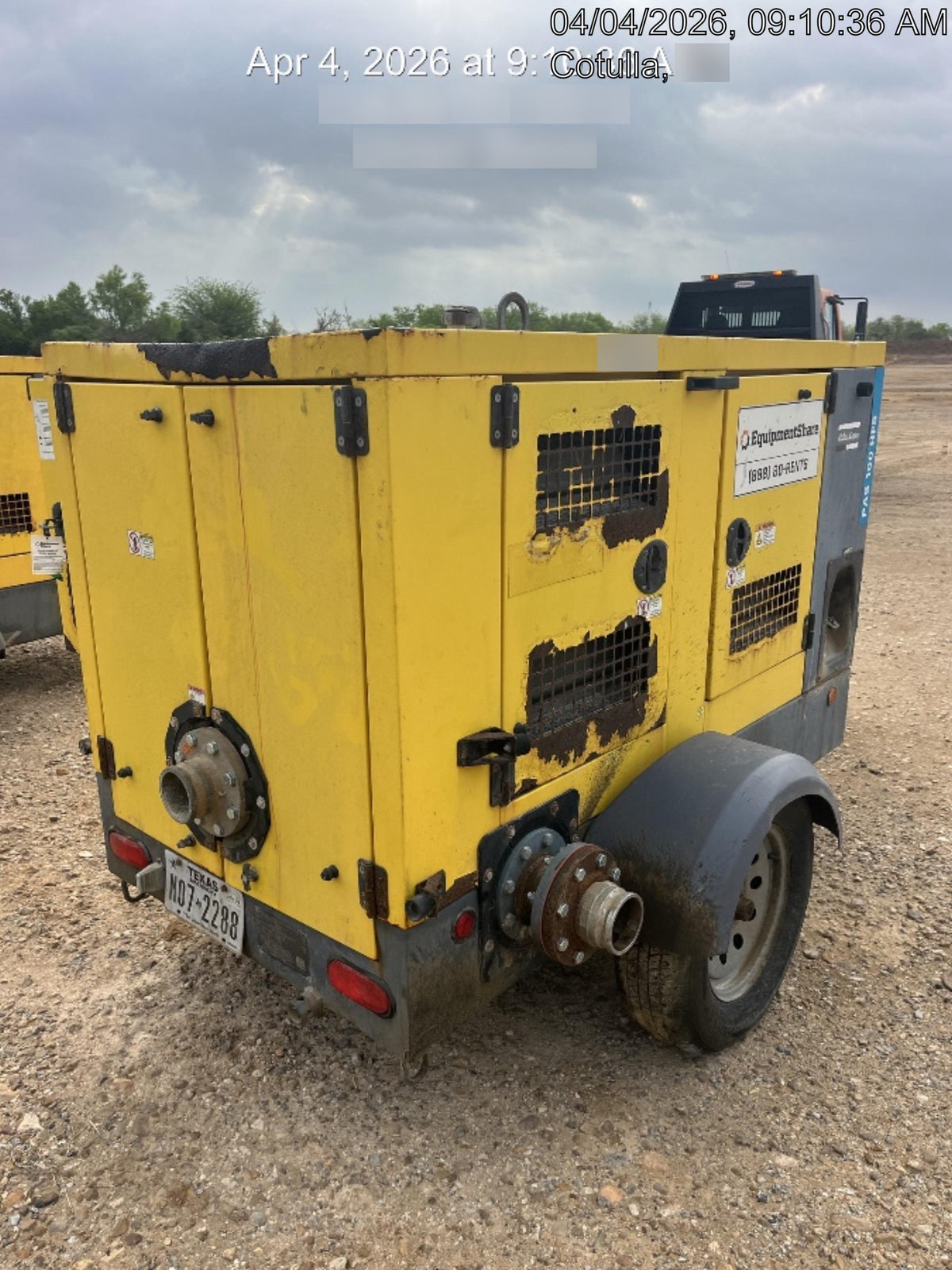 2020 ATLAS COPCO PAS 100 HF CS Enclosed