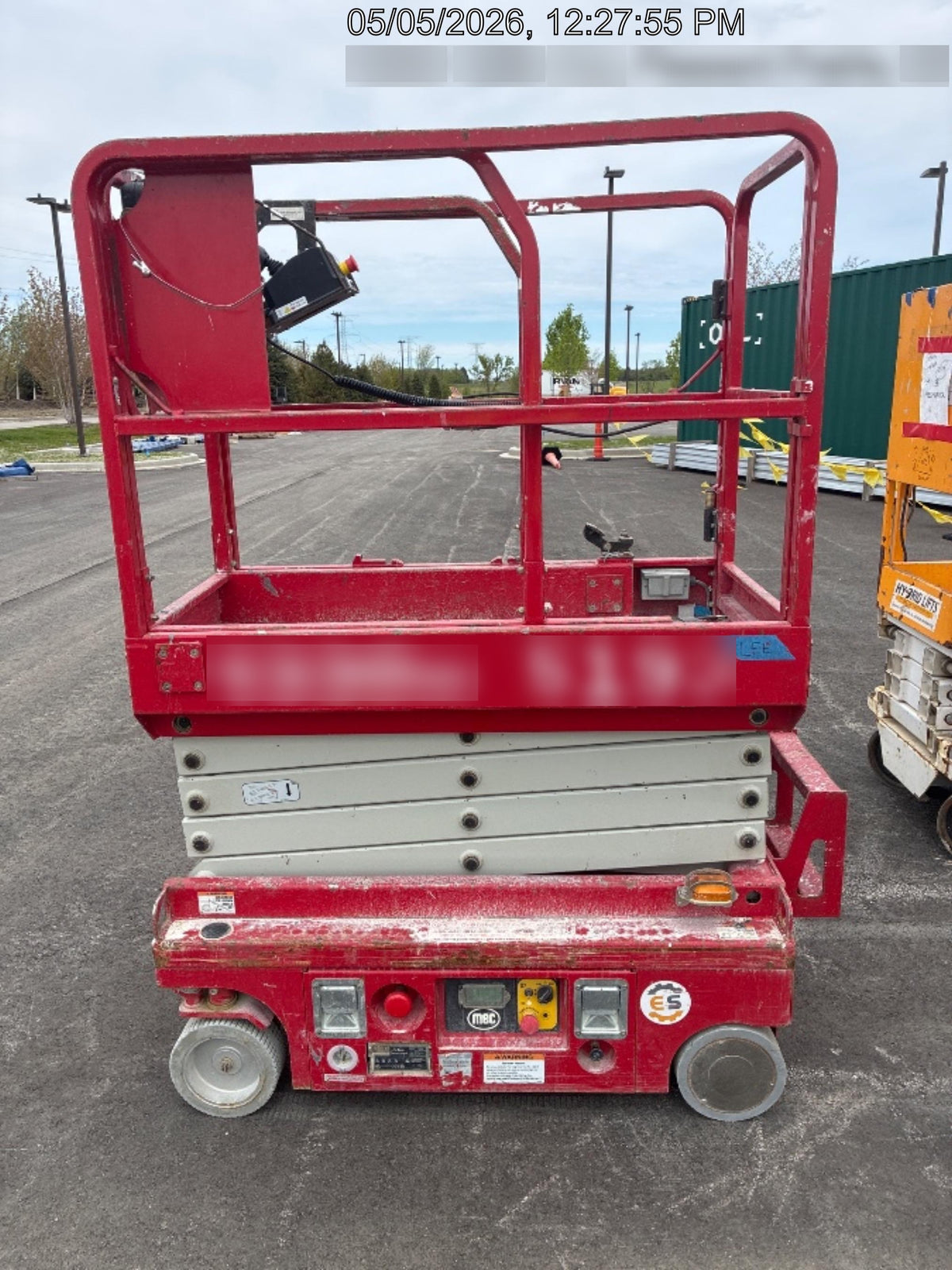 2017 MEC 1330SE 13' Scissor Lift w/2 Year Full Extended Warranty