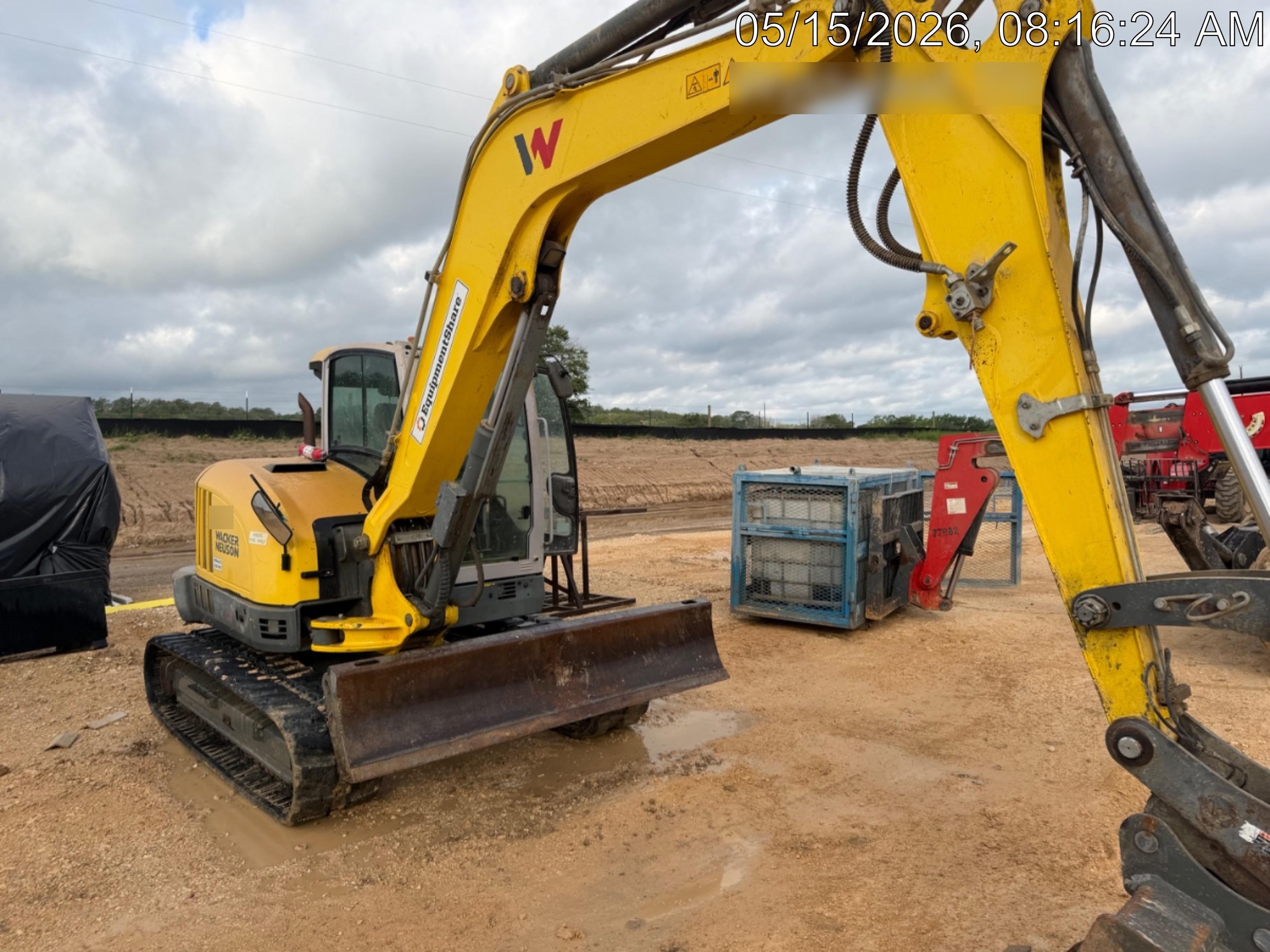 2018 Wacker Neuson ET90 ET90 18K Excavator, Cab, Hydraulic Thumb , Bucket 36, 24", 12"