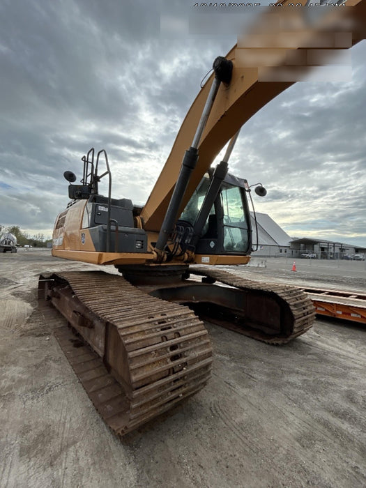 2016 Case CX300D CAB A/C, 12' ARM, STEEL TRACKS, THUMB