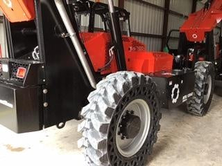 2019 Manitou MTA12042 Cab/Heat/Air, 120 HP, Solid Tires, Work Lights, Lift Hook, Auxiliary Hydraulics 66" Carriage and 60" Forks