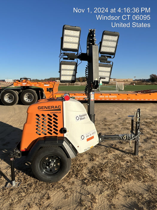 2023 Generac MLT2 Diesel, Flex Switch 120V Input, Powerzone Controller, (4) 320W LED Lights, 4kW Generator, 39.9 Gal Fuel Tank, 2" Ball, T3