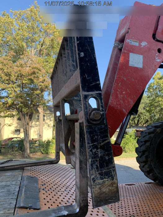 2020 Manitou MTA8044 74hp T4F, Open ROPS, Cab and Boom LED work lights, Auxiliary Hydraulics, Solid Tires, Amber strobe, Lift Hook w/66" Carriage, 60" Forks