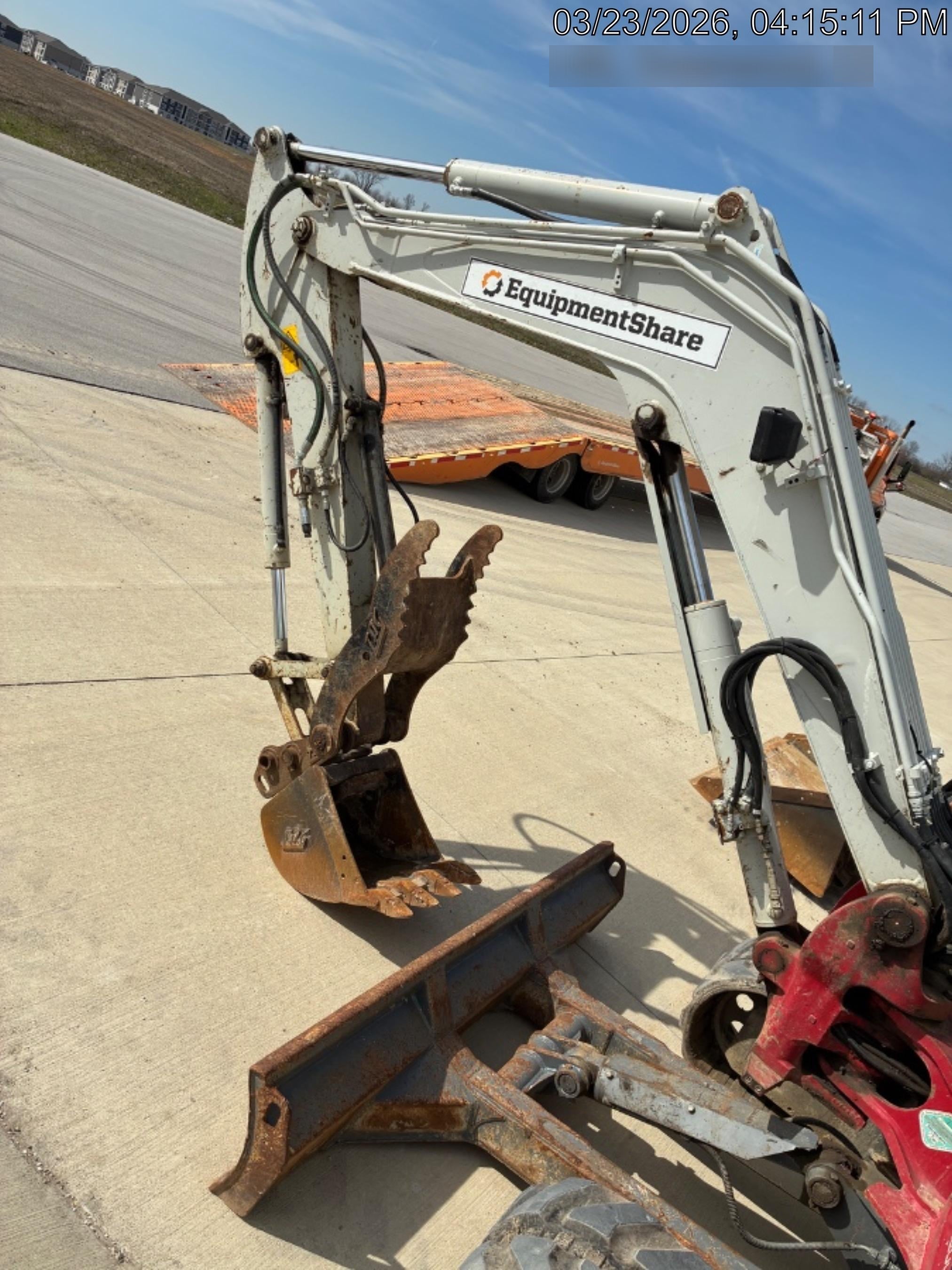 2019 Takeuchi TB260 Takeuchi TB260 Canopy w/Rubber Tracks, Auxiliary Hydraulics, Standard Blade, Manual QC