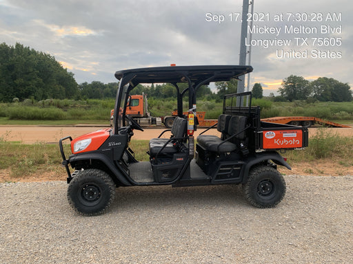 2021 Kubota RTV-X1140W-H Plastic Canopy, Windshield Acrylic Clear, LED Strobe Light, Wire Harness Kit, Back up Alarm