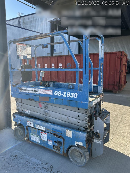 2018 Genie GS-1930 Genie GS-1930 Scissor Lift w/Standard Options