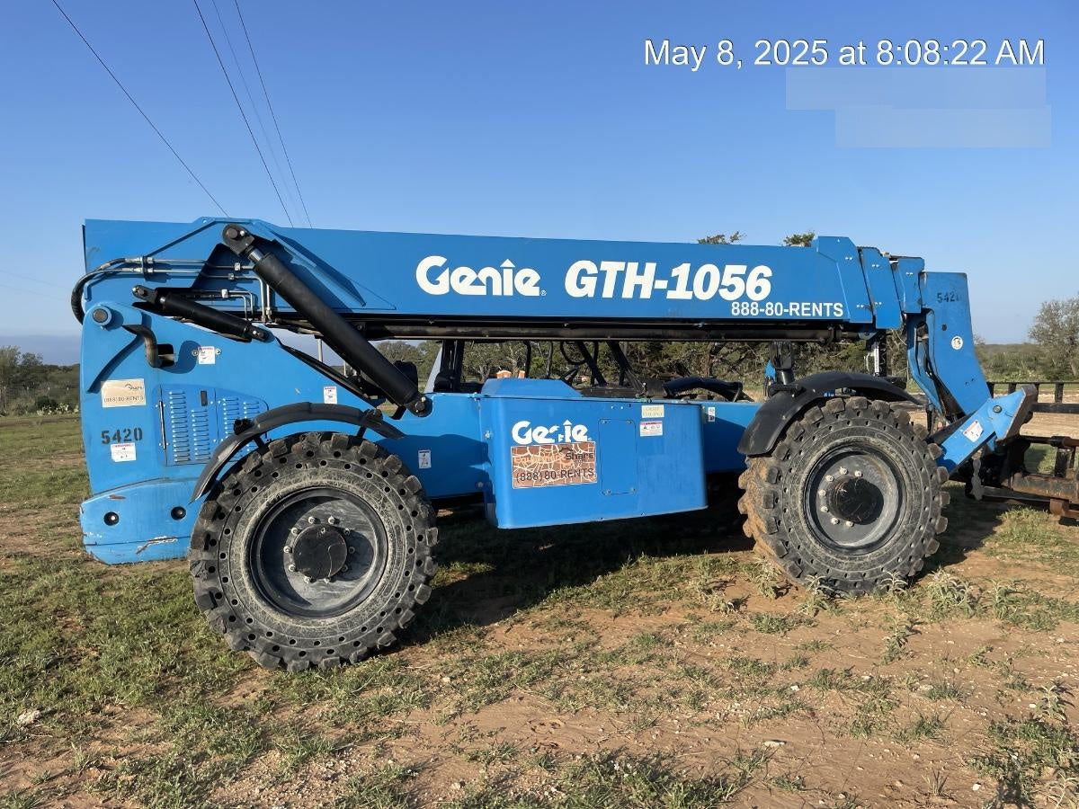 2017 Genie GTH-1056 Genie GTH1056, Solid Tires, 60" carriage, Light Kit, Open ROPS