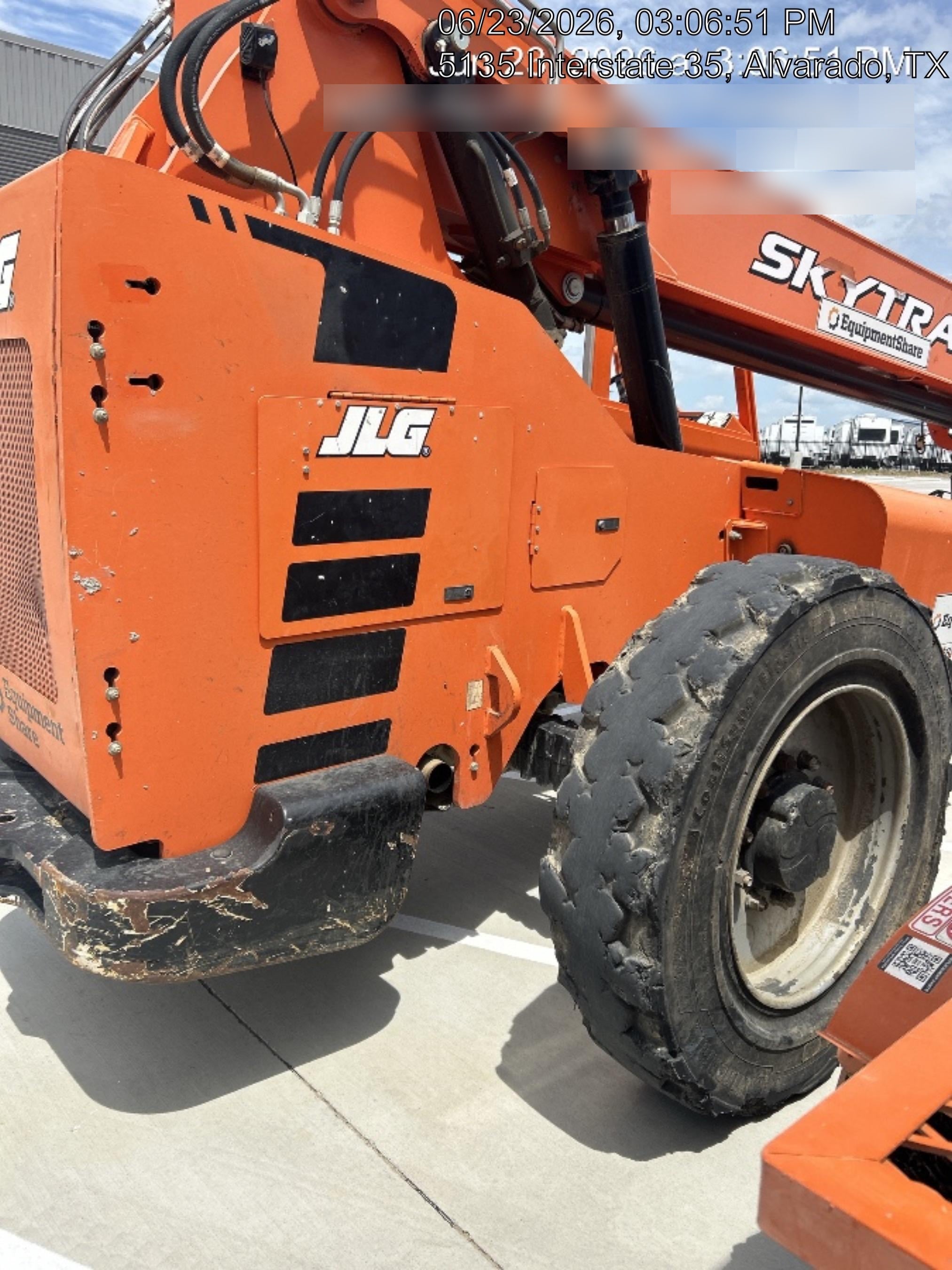 2019 Skytrak 6036 Canopy, Solid Tires, LED Work Lights, Beacon w/72" Carriage, 48" Pallet Forks