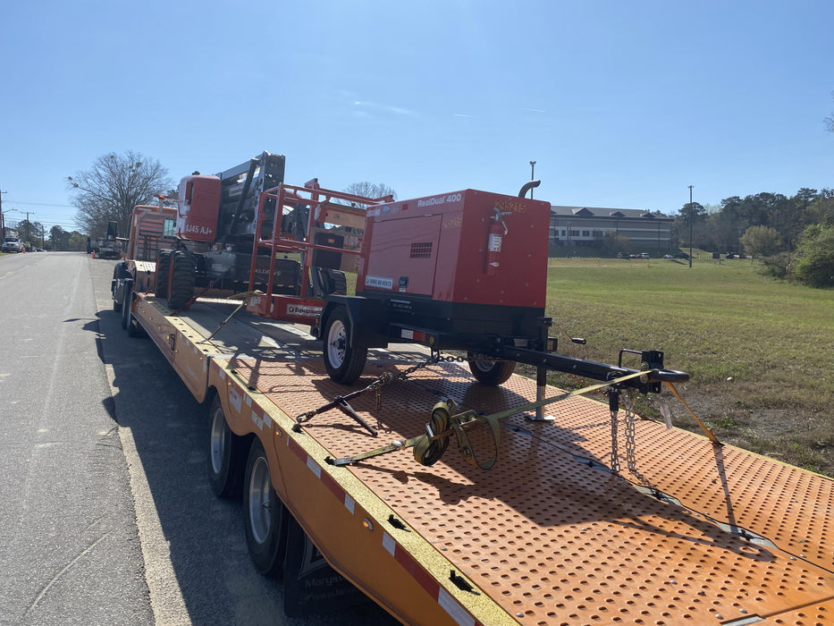 2023 Shindaiwa DGW400MDL Kubota D902 Engine, 23 HP, Dual Op Welder, Wire, Arc, Droop Stick, Tig, and CC Stick Functionality, Simulphase, 3 Phase and 1 Phase Gen Output, Single Axle NB Trlr, Slr Trckl Chrg 12V 12W, Fire Ext