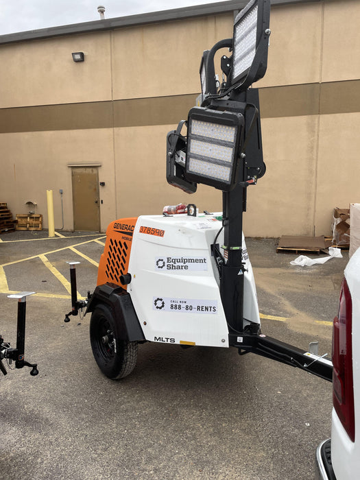 2023 Generac MLT2 Diesel, Flex Switch 120V Input, Powerzone Controller, 
(4) 320W LED Lights, 4kW Generator, 39.9 Gal Fuel Tank, 2" Ball, T3