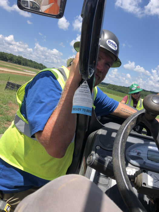 2018 Genie GTH-1056 Genie GTH-1056 w/ROPS, Work Lights, Solid Tires, RH Cab Mesh, Beacon, 60" Carriage and Forks