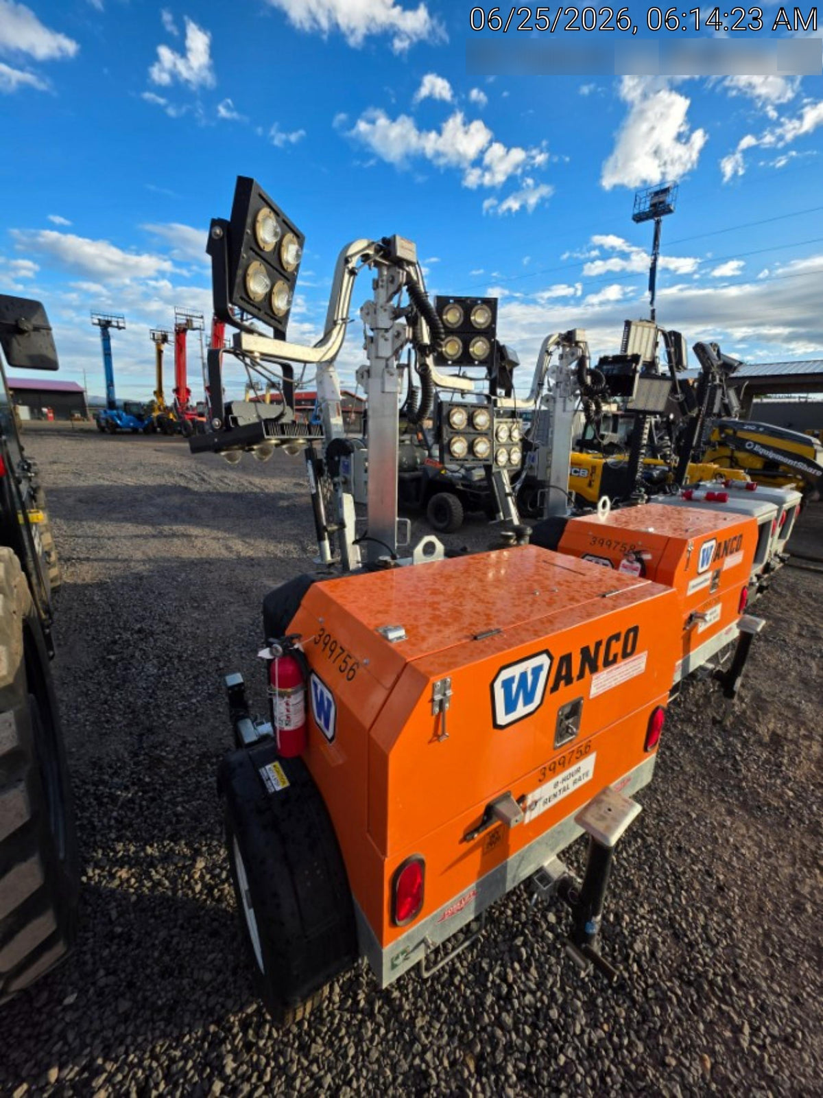 2024 Wanco WLTT-4MM4K Diesel, Deep Sea Controller, Shore Power Plug, Auto Start, (4) 350W LED Floodlights, 4kW Generator, 60 Gal Fuel Tank, 2" Ball, T3