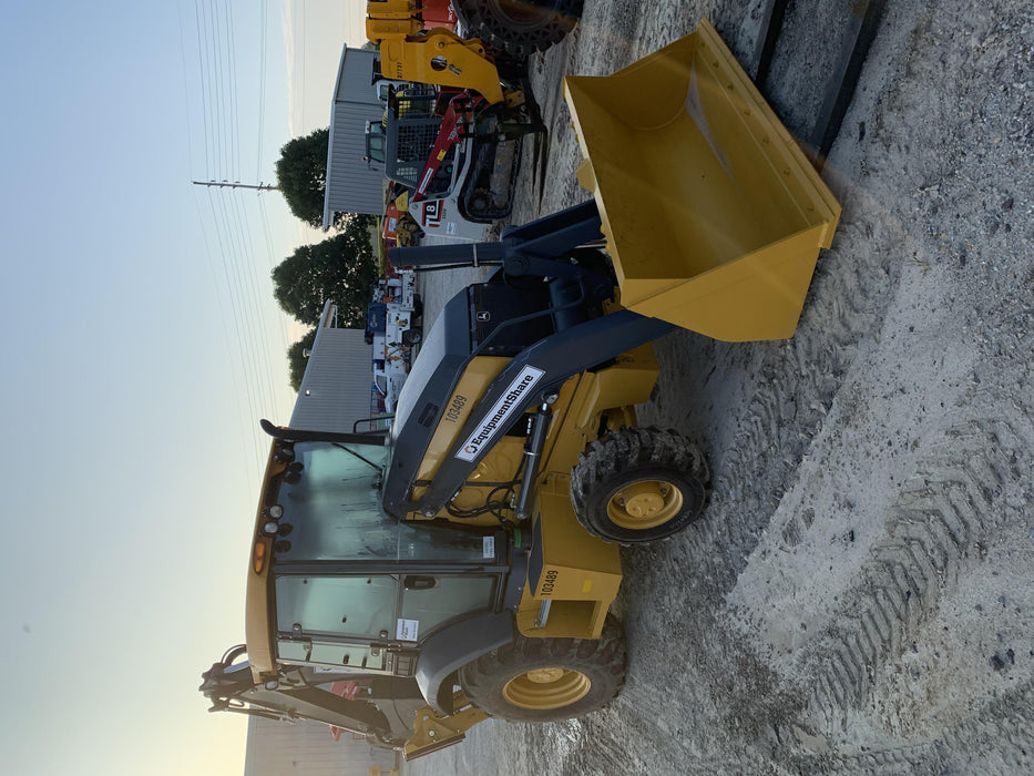 2020 John Deere 310LEP Cab/Heat/Air, 4WD, Standard Stick, Pilot Controls, 2 Way Hydraulics, TAG Manual QC