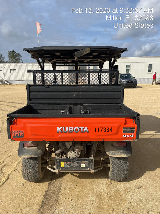2020 Kubota RTV-X1140W-H 4WD, LED Strobe, Windshield Acrylic Clear, Plastic Canopy, Wire Harness Kit, Backup Alarm