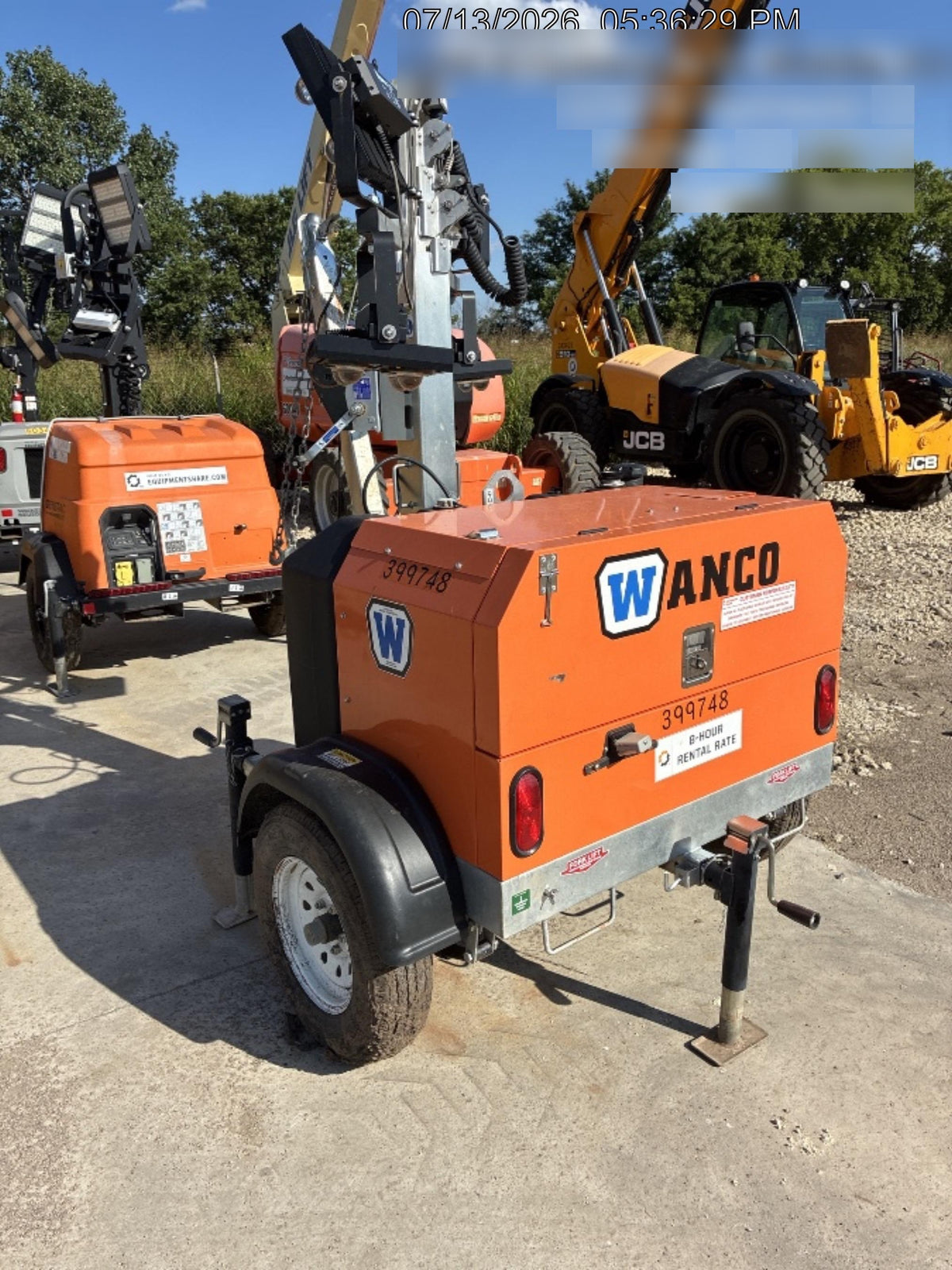 2024 Wanco WLTT-4MM4K Diesel, Deep Sea Controller, Shore Power Plug, Auto Start, (4) 350W LED Floodlights, 4kW Generator, 60 Gal Fuel Tank, 2" Ball, T3