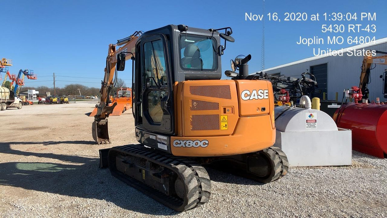 2018 Case CX80C CASE CX80C