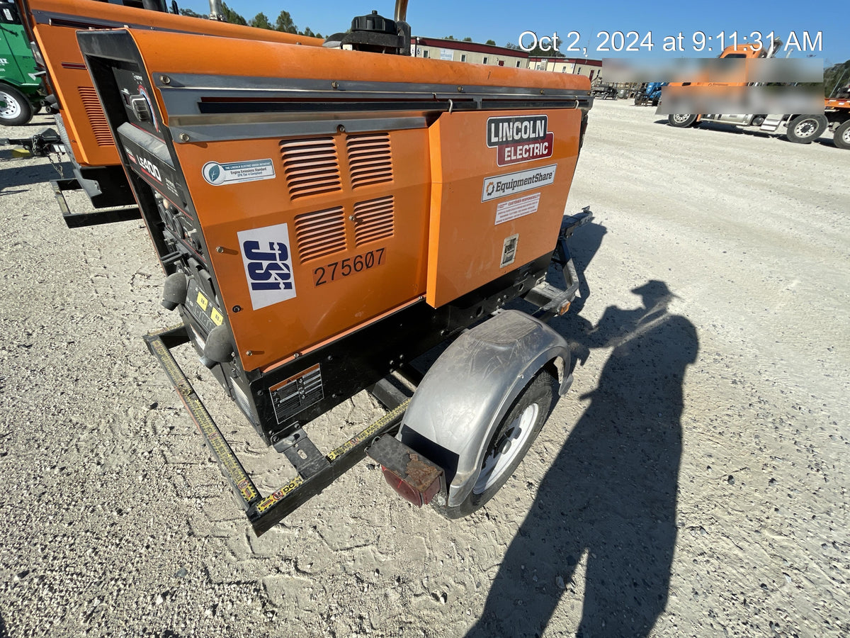 2022 Lincoln Electric LE400 Kubota V1505, Trlr, Cable Rack, Light Kit, ES Decals, T3