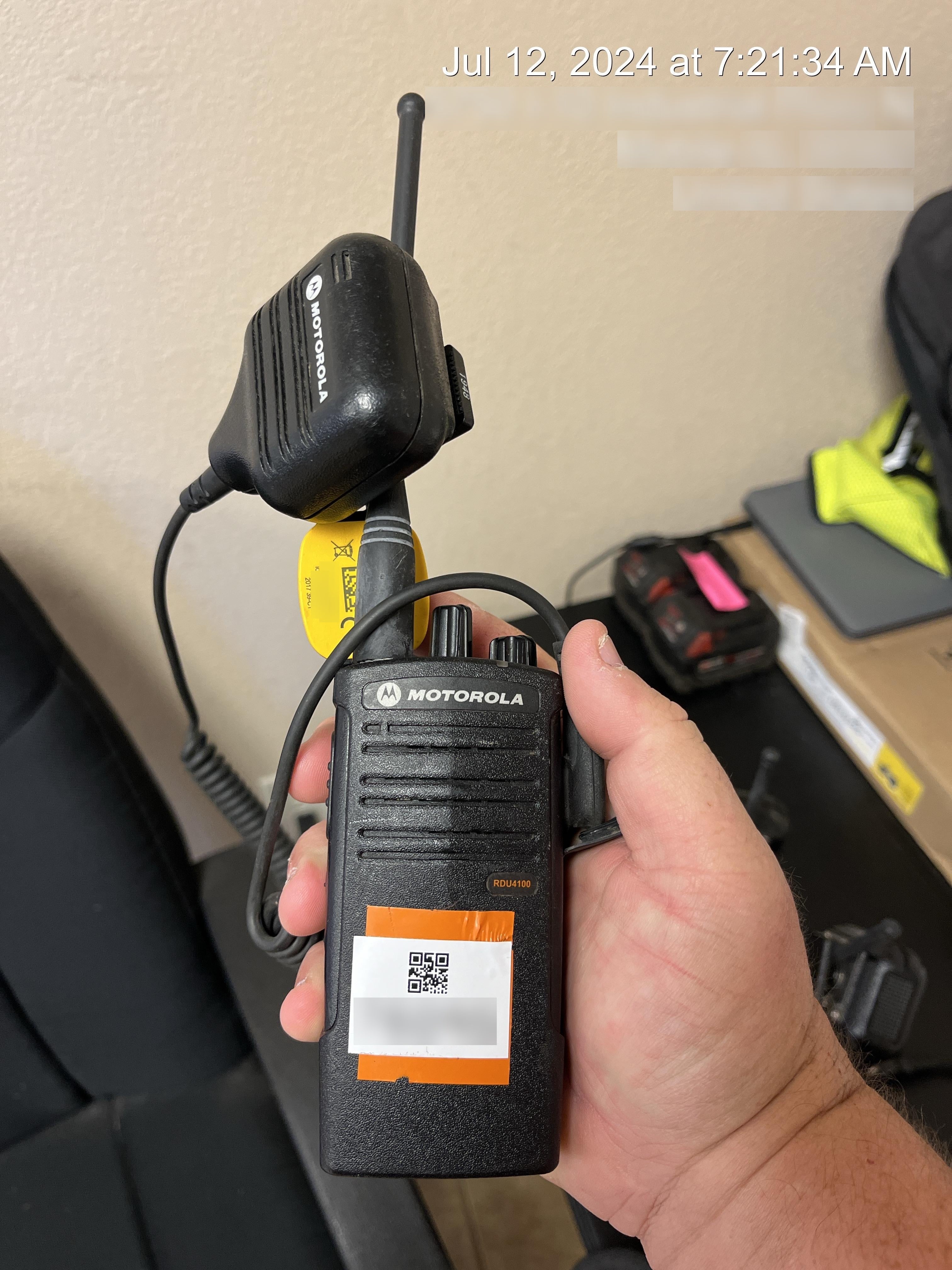 2020 MOTOROLA RDU4100
