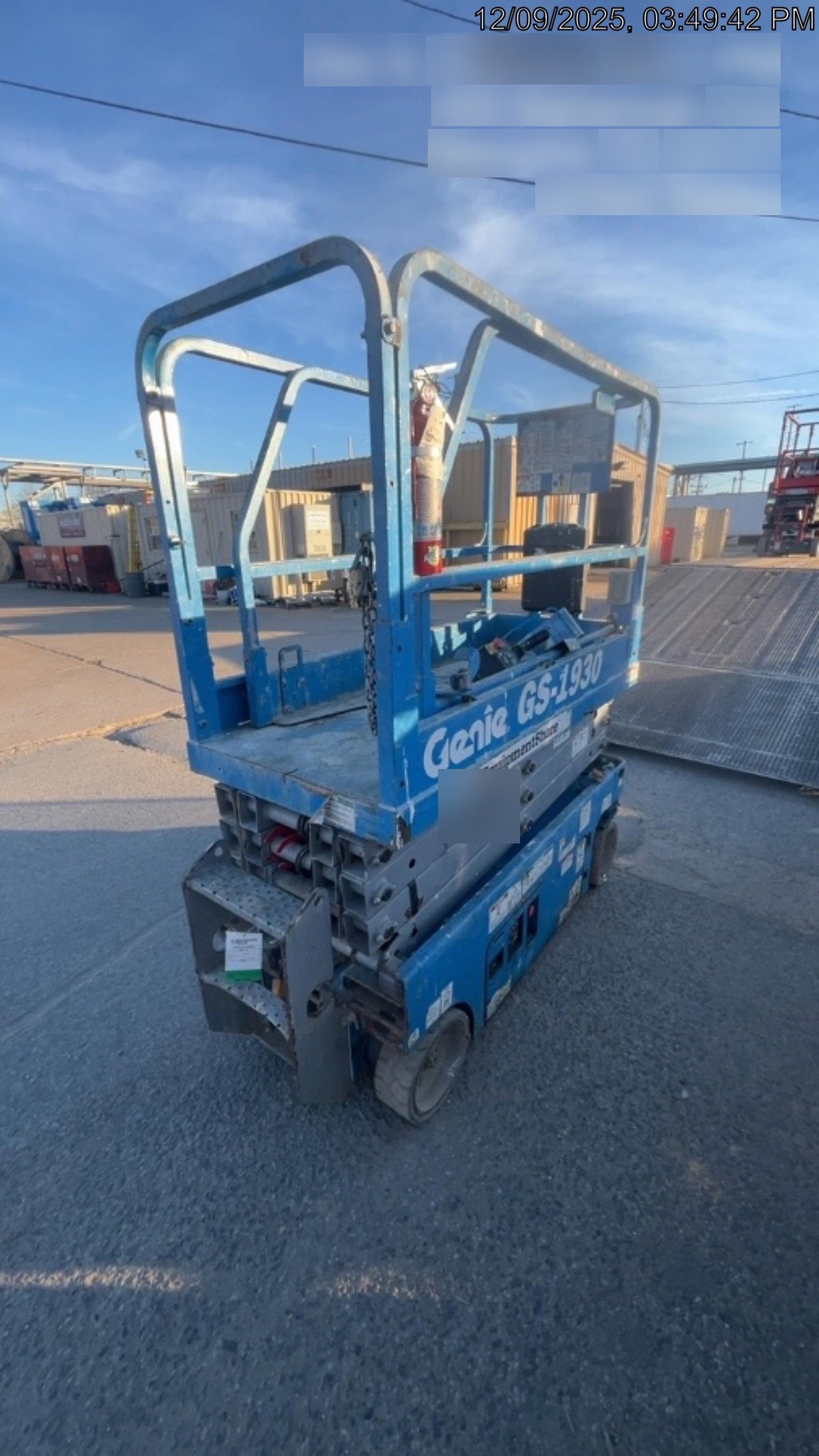 2018 Genie GS-1930 Genie GS-1930 Scissor Lift w/Standard Options