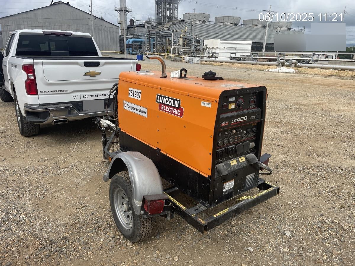 2022 Lincoln Electric LE400 Kubota V1505, Trlr, Cable Rack, Light Kit, ES Decals, T3