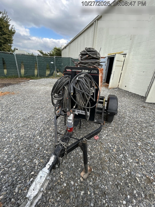 2021 Lincoln Electric Vantage 322 Vantage 322 Ready Pak 3 w/ Telematics & Decals, ORANGE (includes trailer, cable rack, fender light kit)