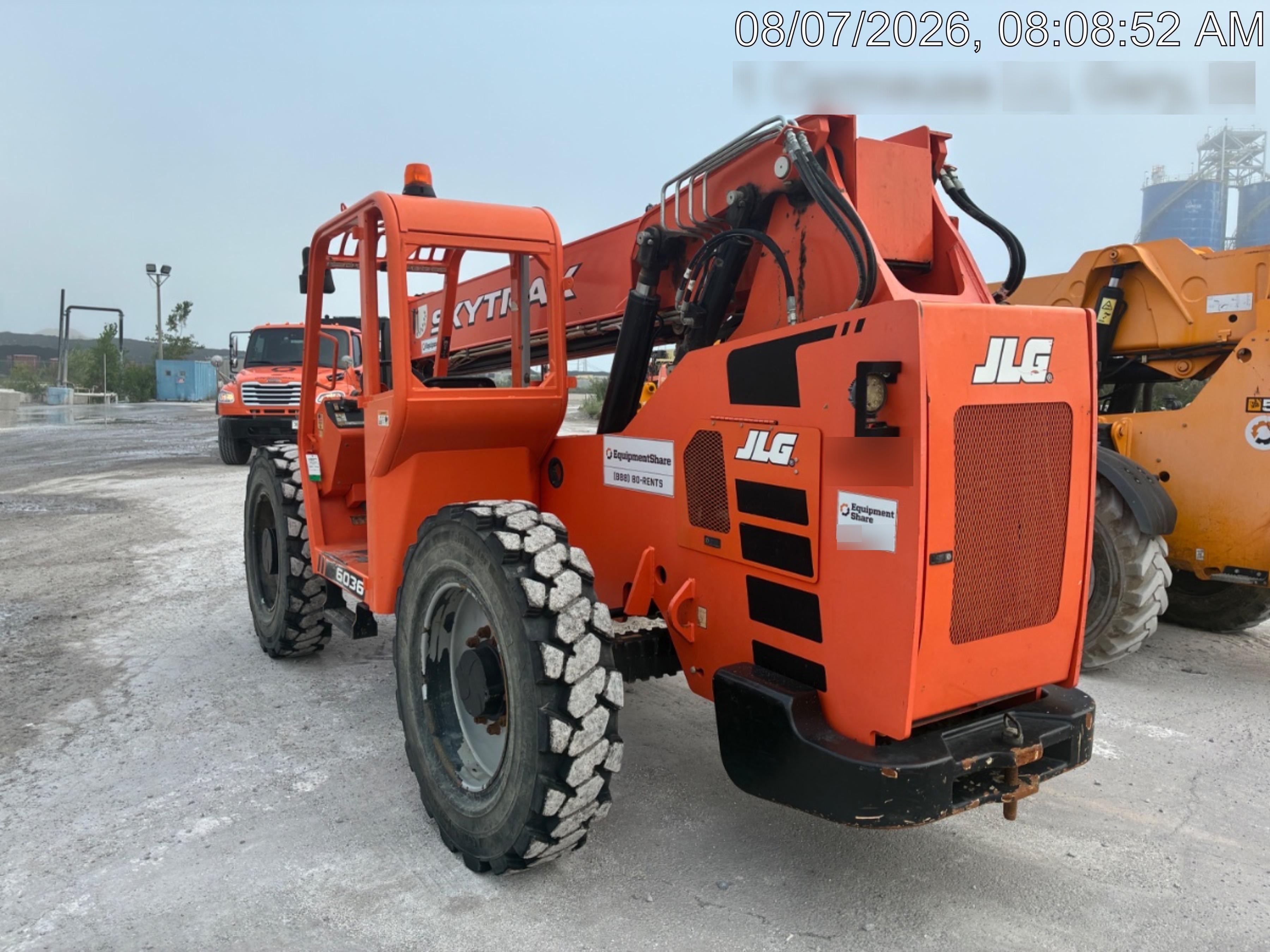 2019 Skytrak 6036 Canopy, Solid Tires, LED Work Lights, Beacon 50" Carriage, 48" Pallet Forks