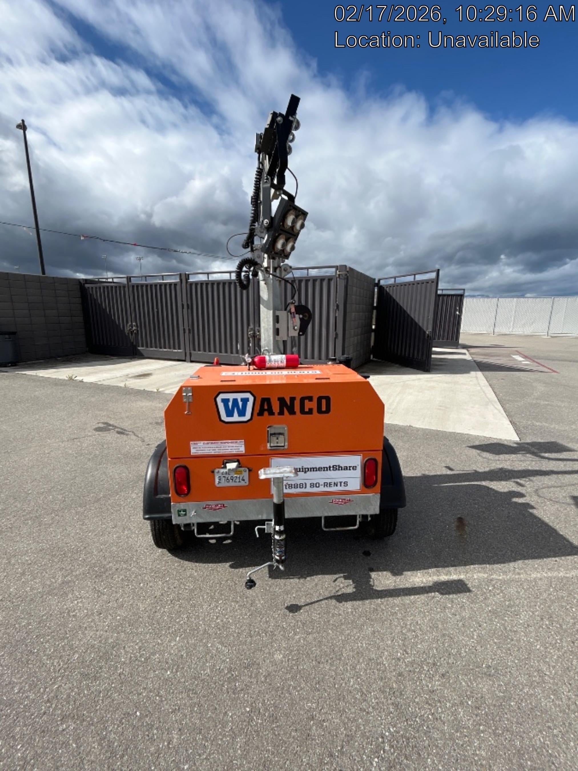 2024 Wanco WLTT-4MM4K Diesel, Deep Sea Controller, Shore Power Plug, Auto Start, (4) 350W LED Floodlights, 4kW Generator, 60 Gal Fuel Tank, 2" Ball, T3