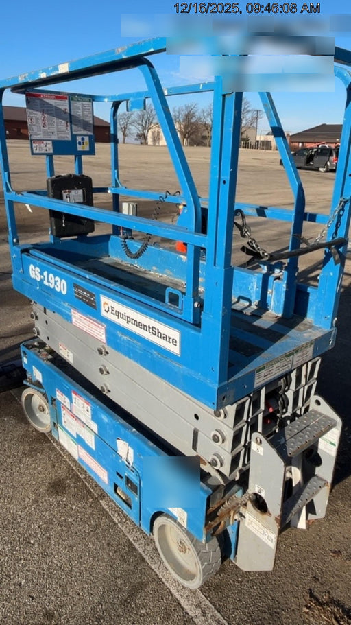 2019 Genie GS-1930 Fixed rails with chain Entry