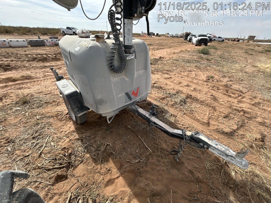 2018 Wacker Neuson LTV6L-MH LTV6L Mobile Light Tower w/Fuel Level Sensor Installed