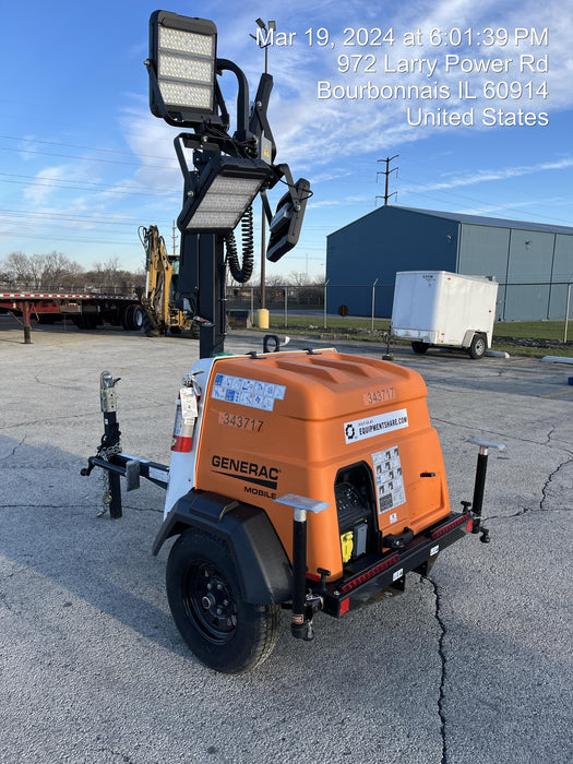 2023 Generac MLT2 Diesel, Flex Switch 120V Input, Powerzone Controller, (4) 320W LED Lights, 4kW Generator, 39.9 Gal Fuel Tank, 2" Ball, T3