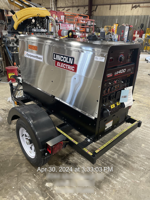 2024 Lincoln Electric LE400 Kubota V1505, Trlr, Cable Rack, Light Kit, ES Decals, T3