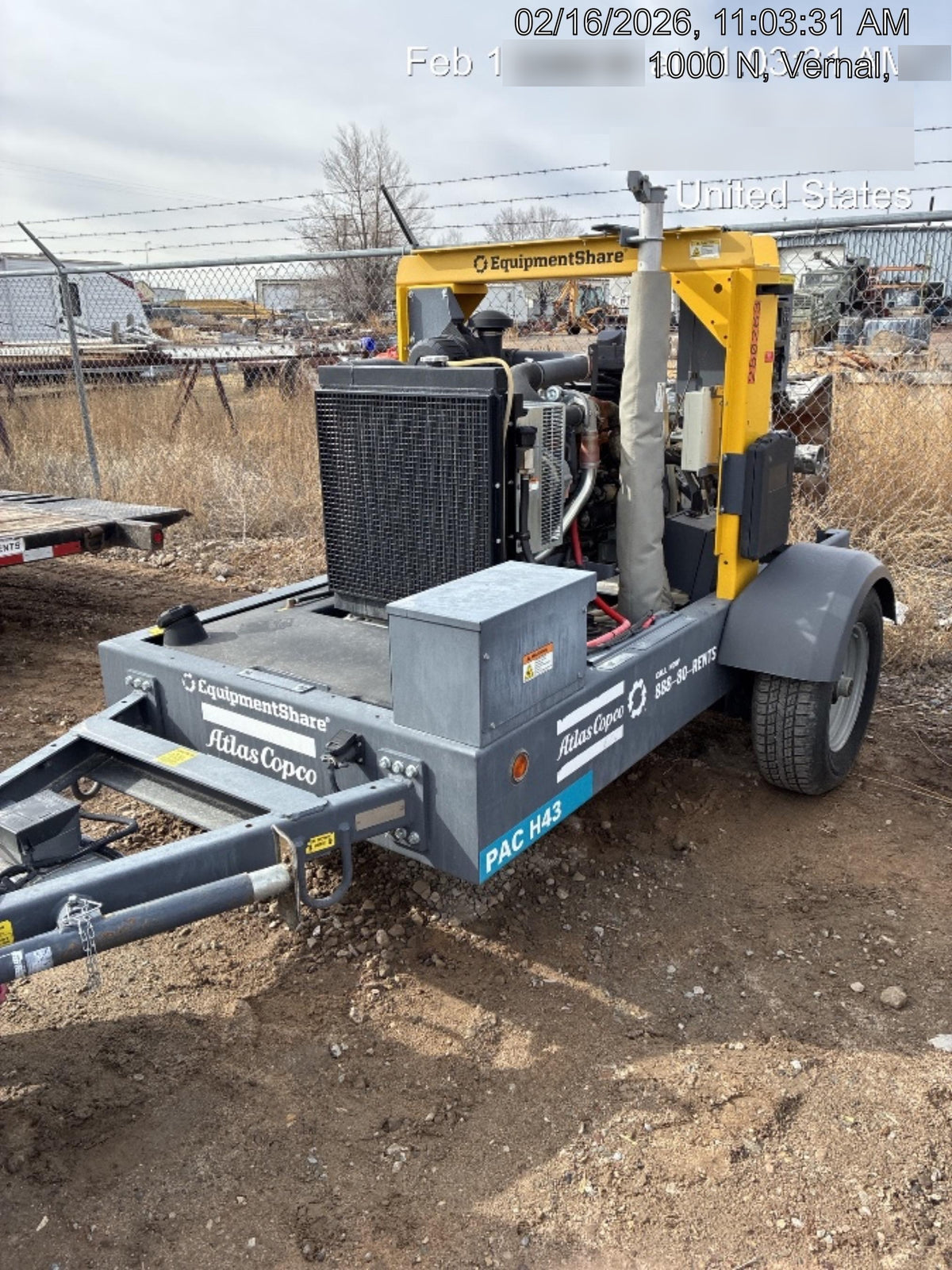 2022 ATLAS COPCO PAC H43 KD