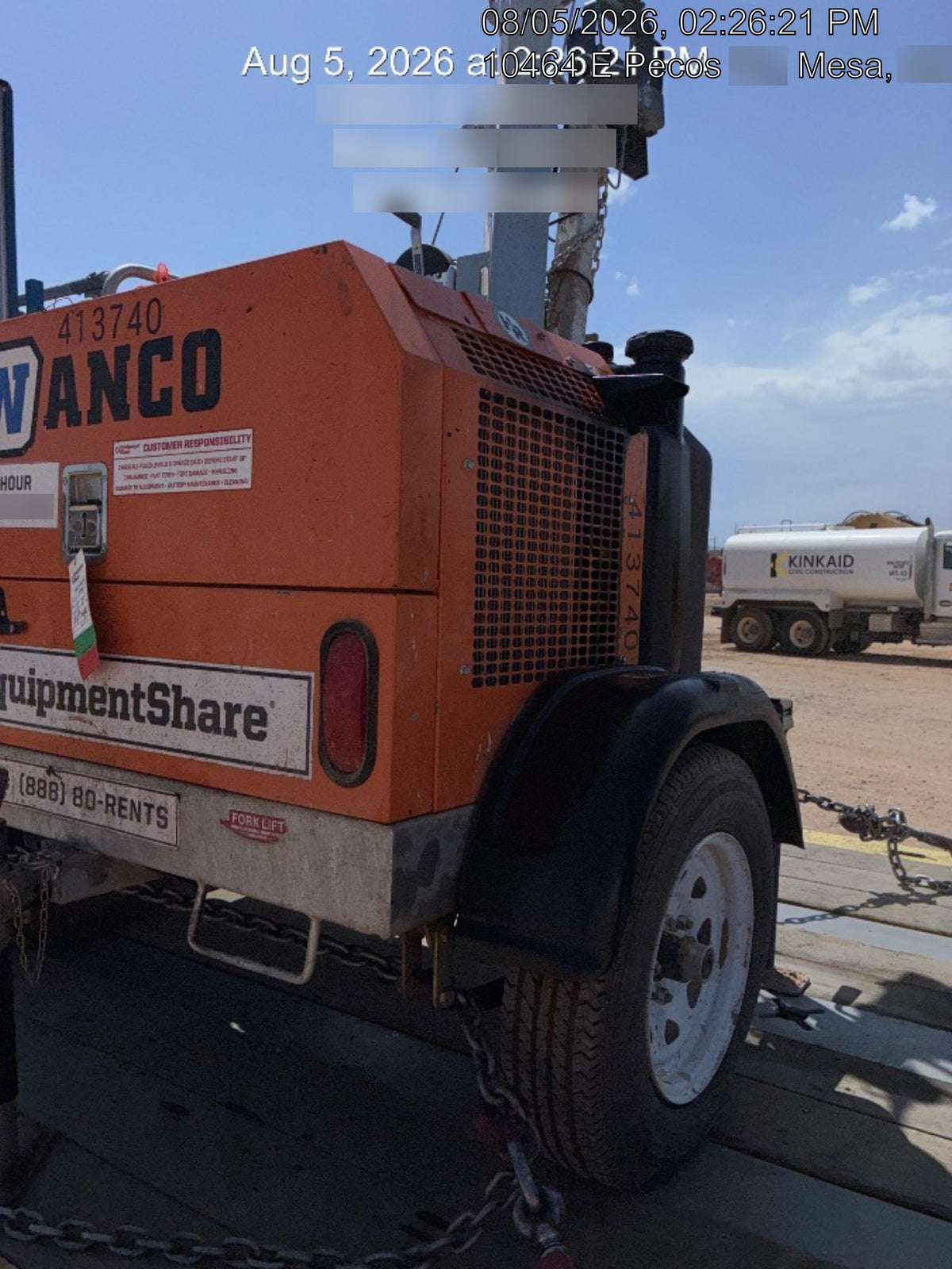 2024 Wanco WLTT-4MM4K Diesel, Deep Sea Controller, Shore Power Plug, Auto Start, (4) 350W LED Floodlights, 4kW Generator, 60 Gal Fuel Tank, 2" Ball, T3