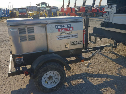 2019 Lincoln Electric Vantage 322 Lincoln Vantage 322 Welder w/Trailer, Light Kit, Cable Rack