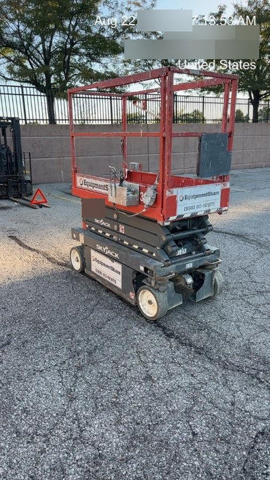 2019 Skyjack SJIII-3219 Standard Options, Trojan Batteries