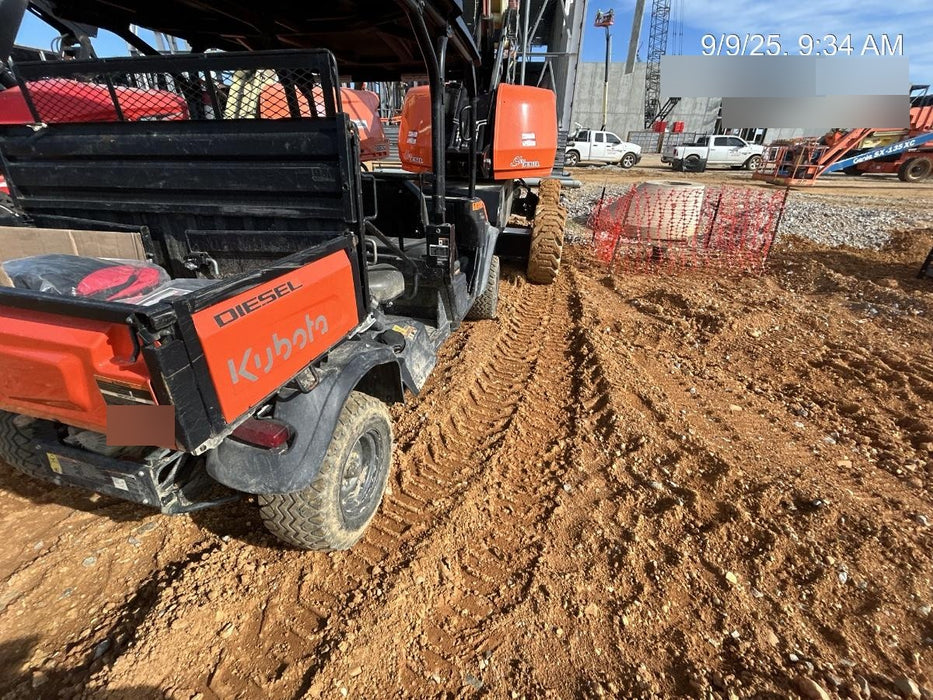 2021 Kubota RTV-X1140W-H Plastic Canopy, Windshield Acrylic Clear, LED Strobe Light, Wire Harness Kit, Back up Alarm