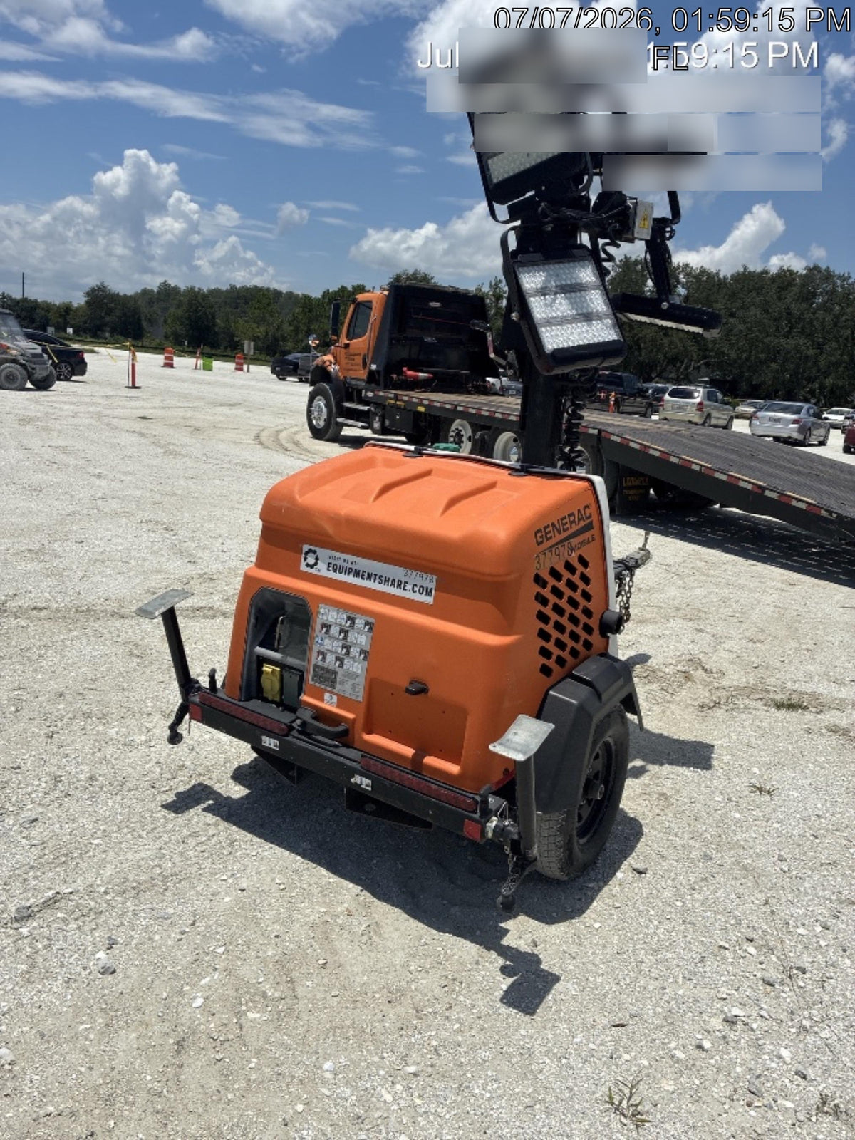 2023 Generac MLT2 Diesel, Flex Switch 120V Input, Powerzone Controller, 
(4) 320W LED Lights, 4kW Generator, 39.9 Gal Fuel Tank, 2" Ball, T3