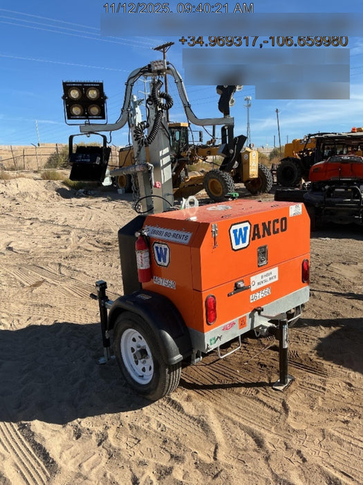 2024 Wanco WLTT-4MM4K Diesel, Deep Sea Controller, Shore Power Plug, Auto Start, (4) 350W LED Floodlights, 4kW Generator, 60 Gal Fuel Tank, 2" Ball, T3