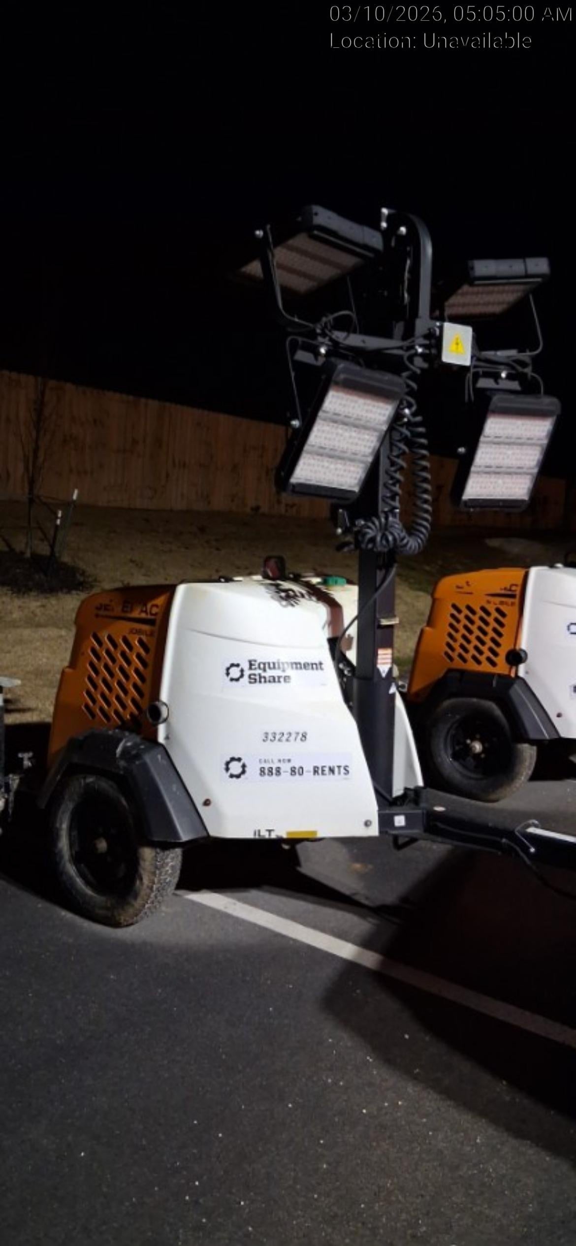 2023 Generac MLT2 Diesel, Flex Switch 120V Input, Powerzone Controller, (4) 320W LED Lights, 4kW Generator, 39.9 Gal Fuel Tank, 2" Ball, T3