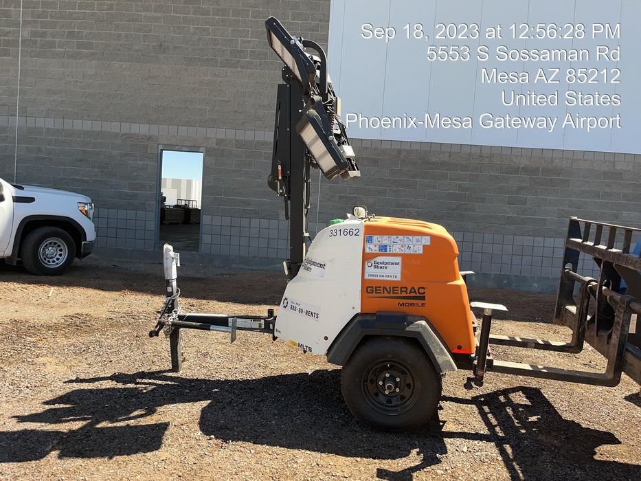 2023 Generac MLT2 Diesel, Flex Switch 120V Input, Powerzone Controller, (4) 320W LED Lights, 4kW Generator, 39.9 Gal Fuel Tank, 2" Ball, T3