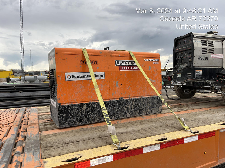 2022 Lincoln Electric LE400 Kubota V1505, Trlr, Cable Rack, Light Kit, ES Decals, T3